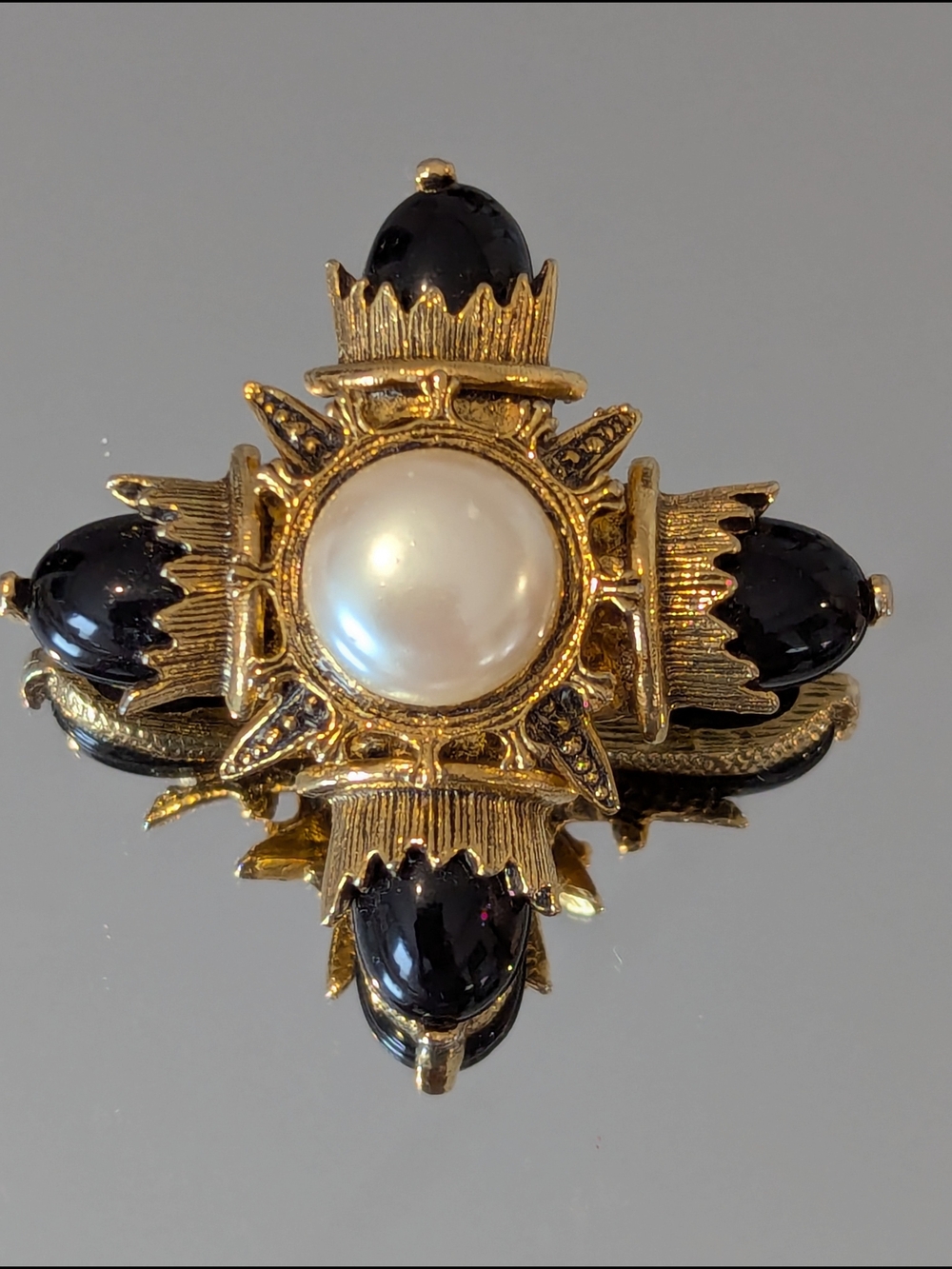 Vintage Maltese Cross Brooch/Pendant